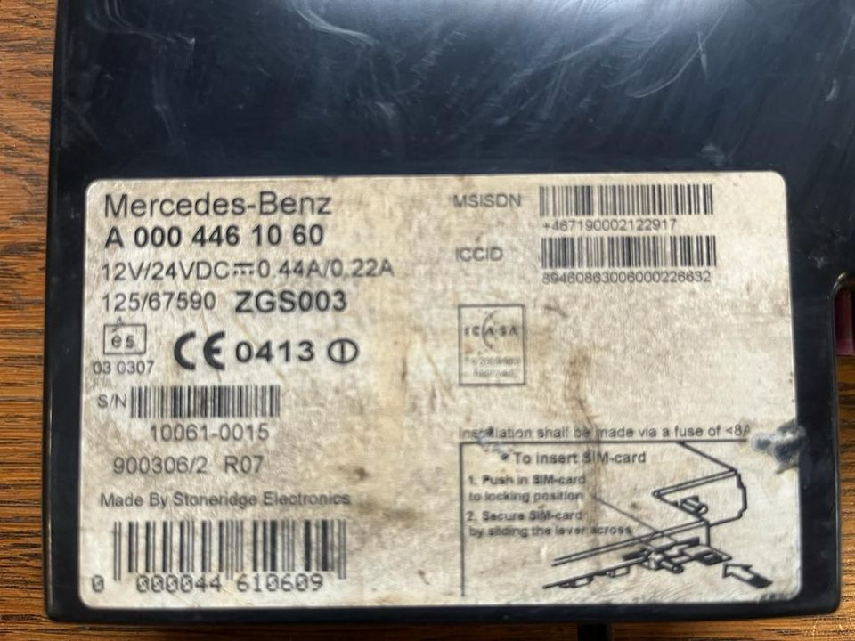 Mercedes-Benz Actros MP4 Tachograph FLEETBOARD A0004461060 - Тахограф для Грузовиков: фото 2 Mercedes-Benz Actros MP4 Tachograph FLEETBOARD A0004461060 - Тахограф для Грузовиков: фото 2