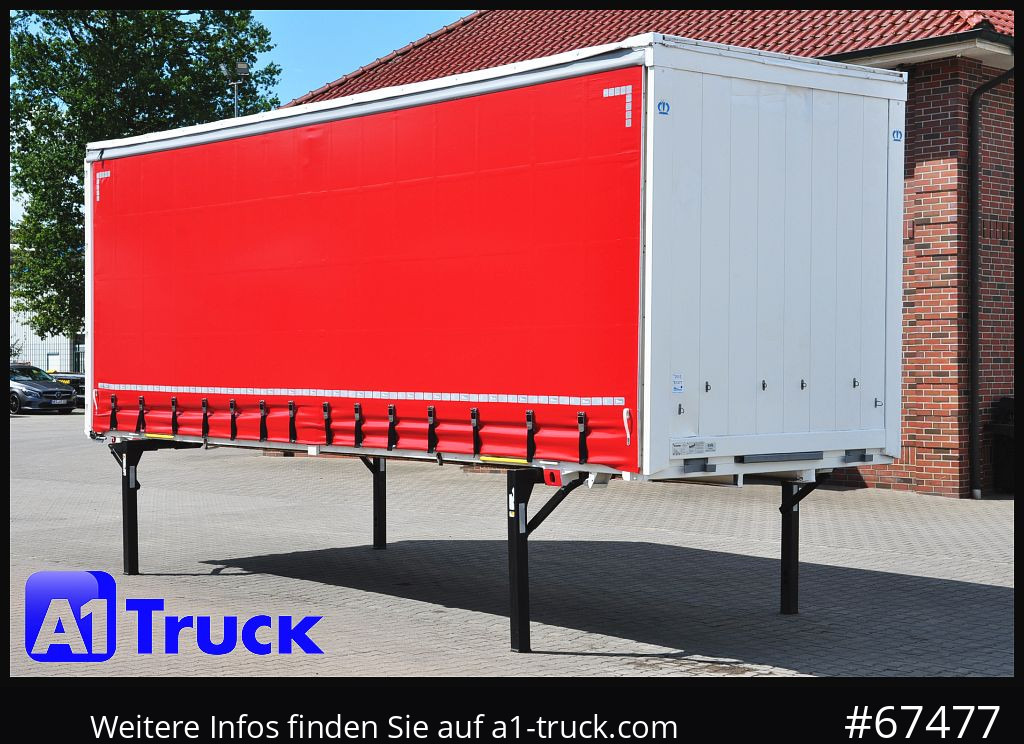 Тентованный кузов KRONE Wechselbrücke 7,82 , neue Plane, 2650mm innen: фото 1