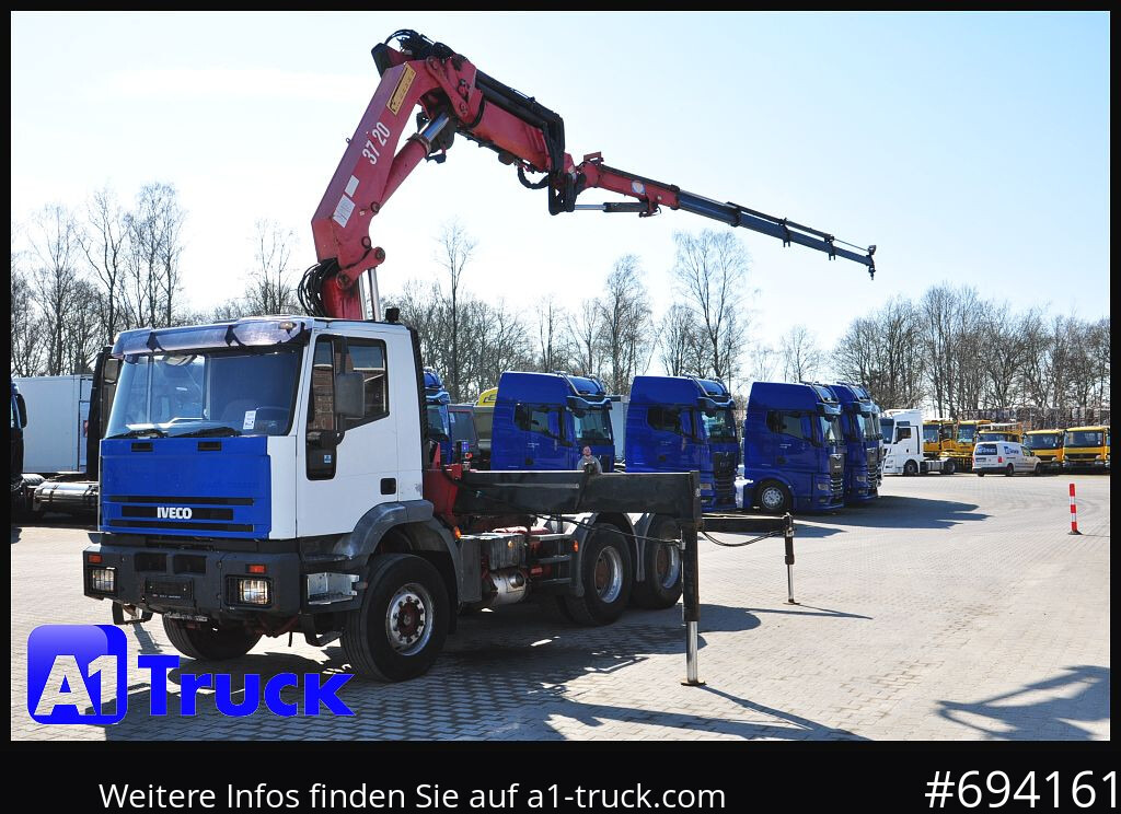 IVECO-MAGIRUS 420 6x4, HMF3722 Jib Funk Seilwinde, в лизинг IVECO-MAGIRUS 420 6x4, HMF3722 Jib Funk Seilwinde,: фото 12