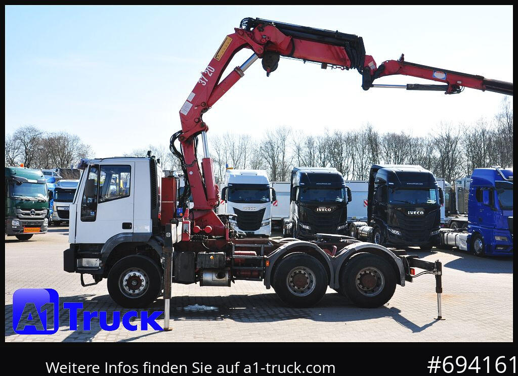 IVECO-MAGIRUS 420 6x4, HMF3722 Jib Funk Seilwinde, в лизинг IVECO-MAGIRUS 420 6x4, HMF3722 Jib Funk Seilwinde,: фото 11