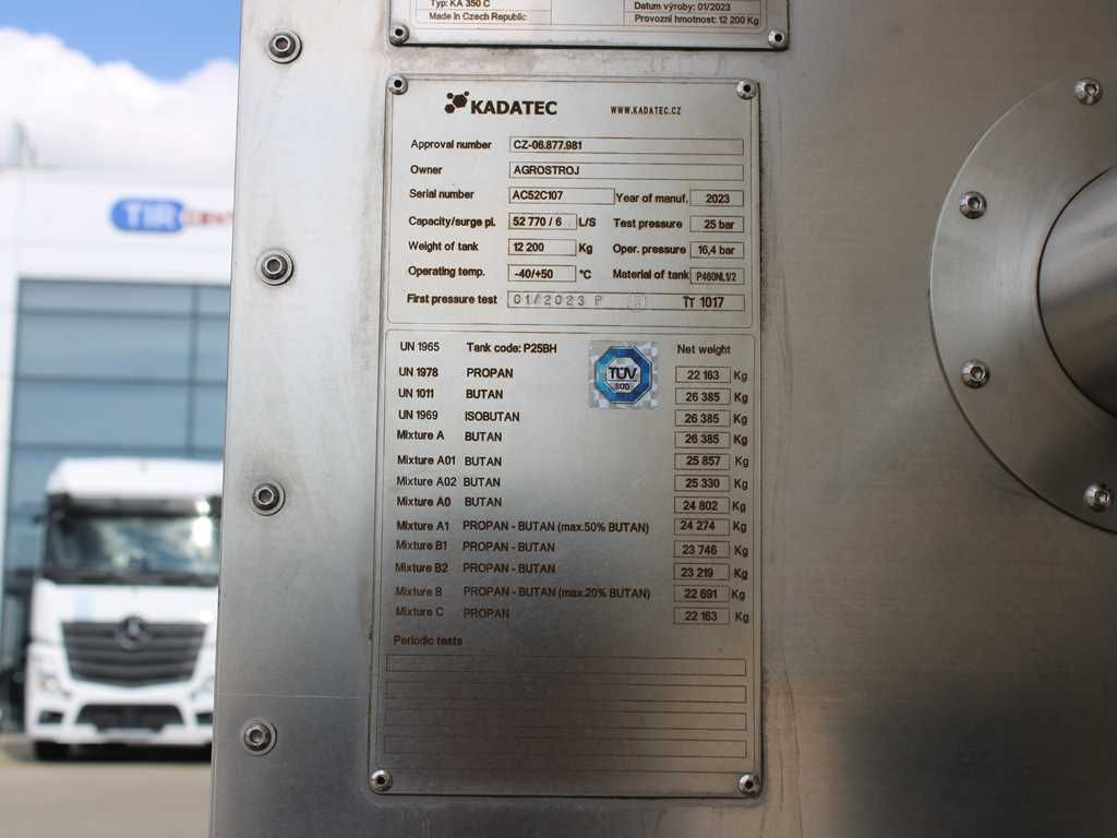 KADATEC KA350C,LIFTING AXLE,LPG-PROPANBUTAN,53m³  в лизинг KADATEC KA350C,LIFTING AXLE,LPG-PROPANBUTAN,53m³: фото 17