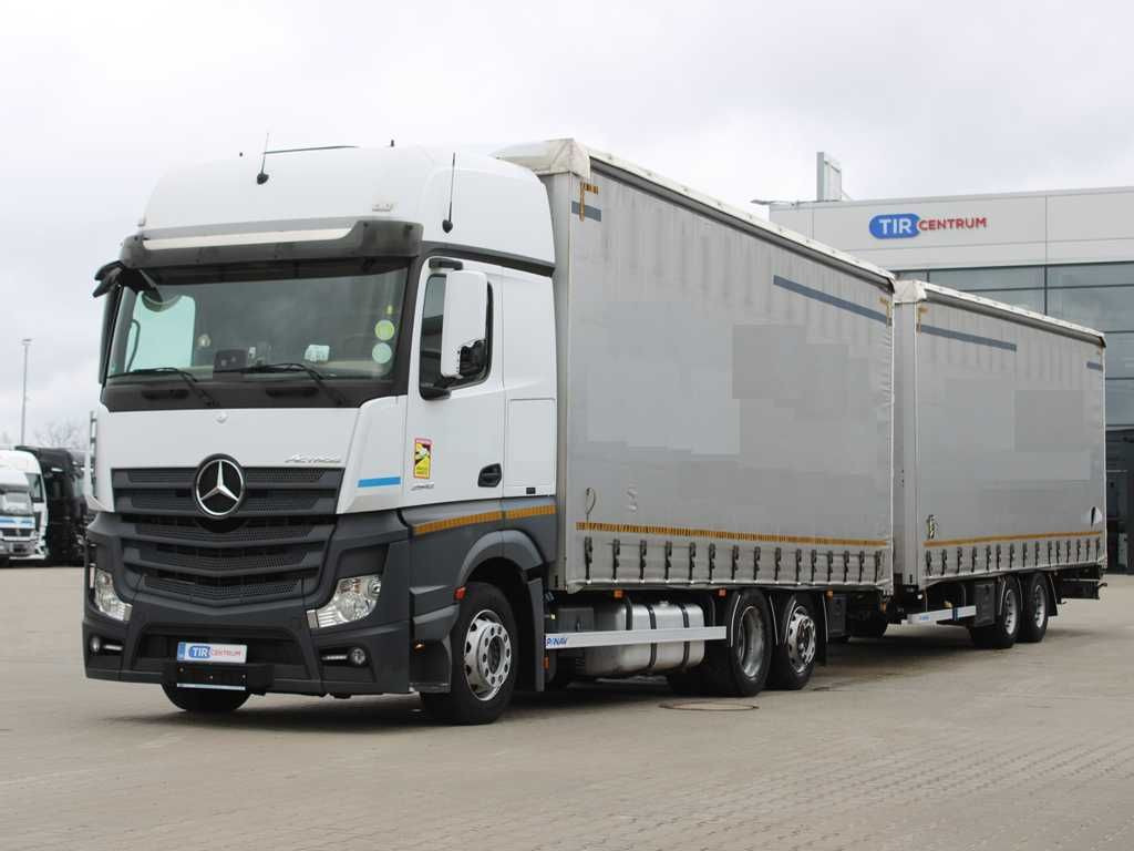 Mercedes-Benz Actros 2542, 6X2, EURO 6 + PANAV TV018M - Тентованный грузовик: фото 1 Mercedes-Benz Actros 2542, 6X2, EURO 6 + PANAV TV018M - Тентованный грузовик: фото 1