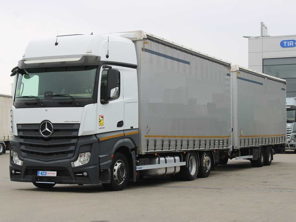 Mercedes-Benz Actros 2542, 6x2, EURO 6 + PANAV TV018M - Тентованный грузовик: фото 1 Mercedes-Benz Actros 2542, 6x2, EURO 6 + PANAV TV018M - Тентованный грузовик: фото 1