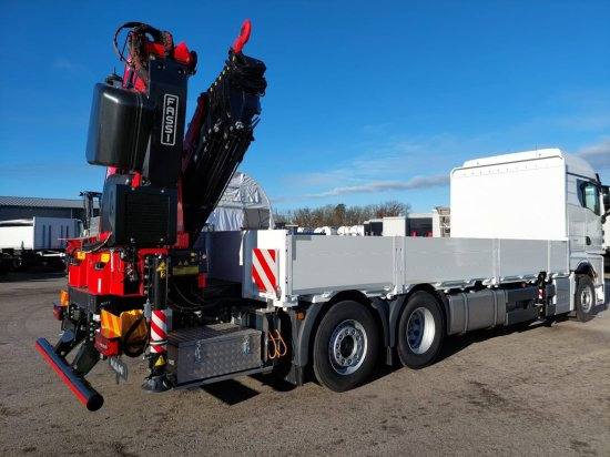 MAN TGX 26.510 LL Pritsche, Fassi F545RA.2.28XE, Containerverschlüsse, - Грузовик бортовой/ Платформа, Автоманипулятор: фото 2 MAN TGX 26.510 LL Pritsche, Fassi F545RA.2.28XE, Containerverschlüsse, - Грузовик бортовой/ Платформа, Автоманипулятор: фото 2