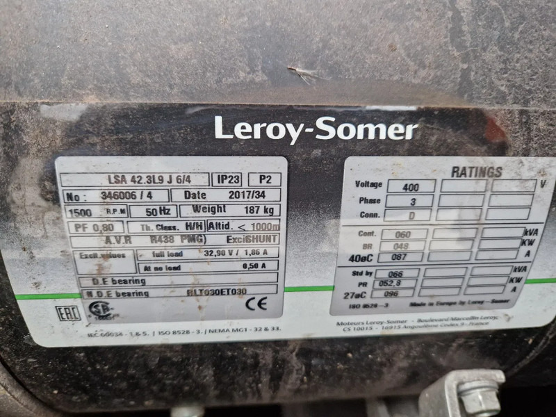 Электрогенератор Atlas-Copco QAS60 60kVA met Leroy Somer generator: фото 12