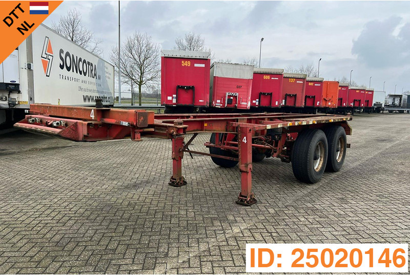 Burg 20 ft skelet - Полуприцеп-контейнеровоз/ Сменный кузов: фото 1 Burg 20 ft skelet - Полуприцеп-контейнеровоз/ Сменный кузов: фото 1