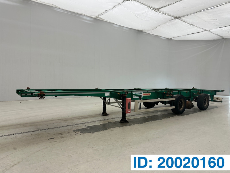 Fruehauf Skelet 2 x 20-40 ft - damaged - Полуприцеп-контейнеровоз/ Сменный кузов: фото 1