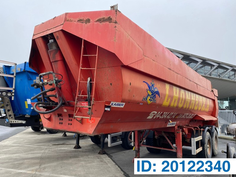 Kaiser 28 cub in steel - Самосвальный полуприцеп: фото 1
