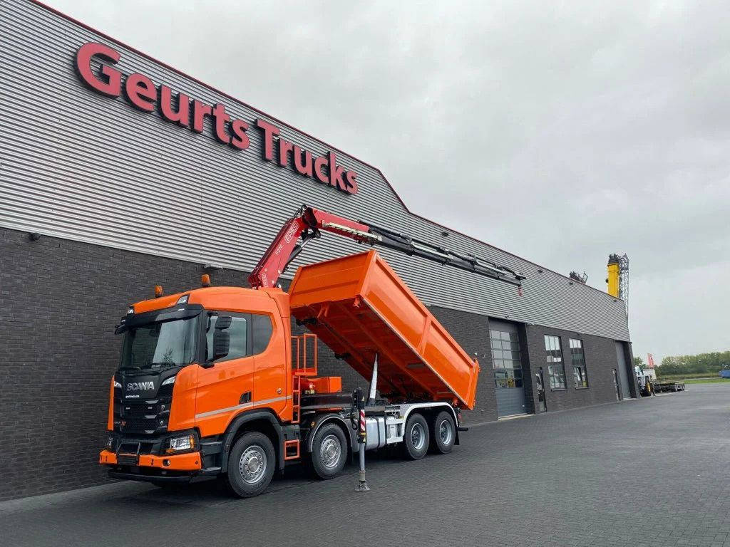 Scania R650 V8 NGS XT 8X4 + KIPPER + FASSI F275A.2.25 K - Самосвал, Автоманипулятор: фото 2 Scania R650 V8 NGS XT 8X4 + KIPPER + FASSI F275A.2.25 K - Самосвал, Автоманипулятор: фото 2