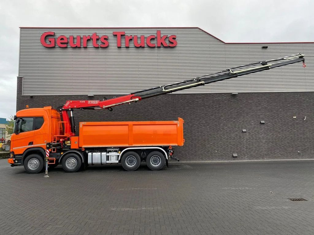 Scania R650 V8 NGS XT 8X4 + KIPPER + FASSI F275A.2.25 K - Самосвал, Автоманипулятор: фото 5 Scania R650 V8 NGS XT 8X4 + KIPPER + FASSI F275A.2.25 K - Самосвал, Автоманипулятор: фото 5
