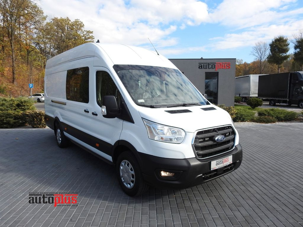 Ford TRANSIT KASTENWAGEN DOPPELKABINE 6SITZE TEMPOMAT  - Цельнометаллический фургон, Грузопассажирский фургон: фото 1