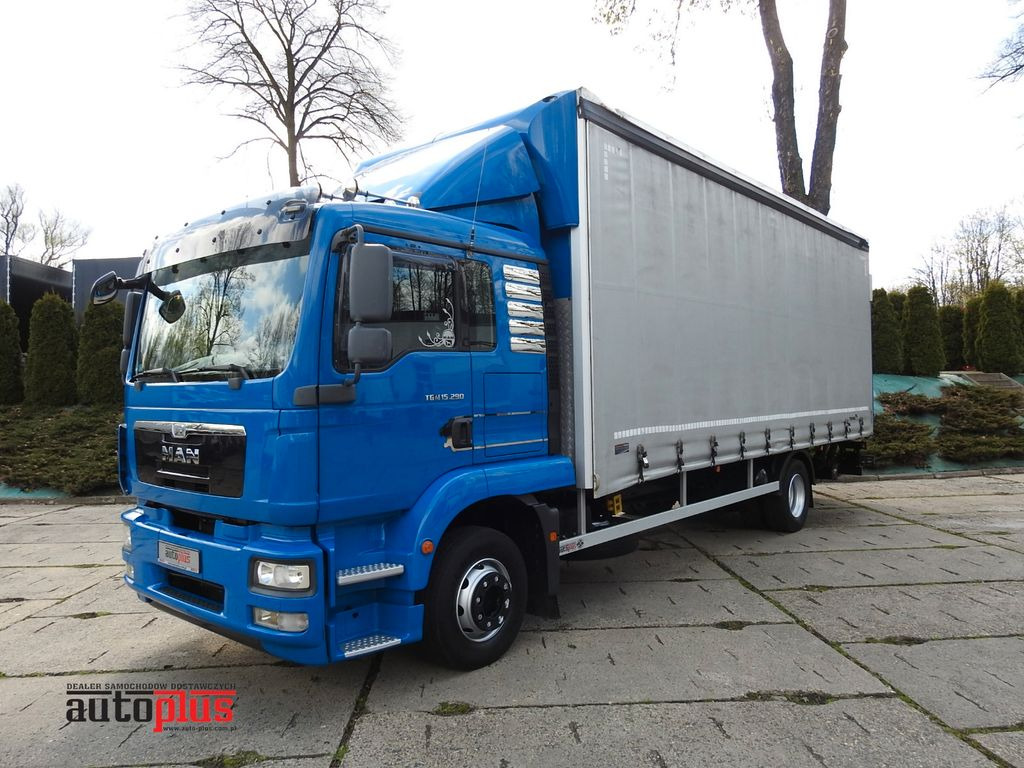 MAN TGM PRITSCHE PLANE 18 PALETTEN AUFZUG - Тентованный грузовик: фото 1 MAN TGM PRITSCHE PLANE 18 PALETTEN AUFZUG - Тентованный грузовик: фото 1