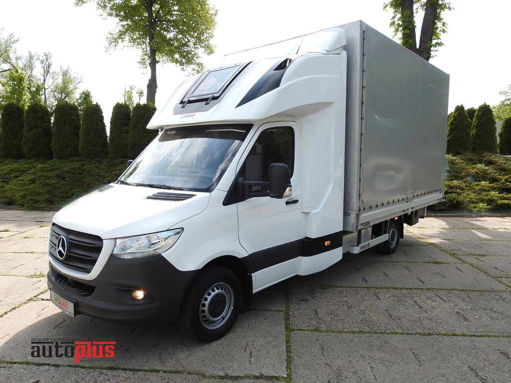 Mercedes-Benz SPRINTER 316 PRITSCHE PLANE 10 PALETTEN WEBASTO  - Тентованный фургон, Грузопассажирский фургон: фото 1