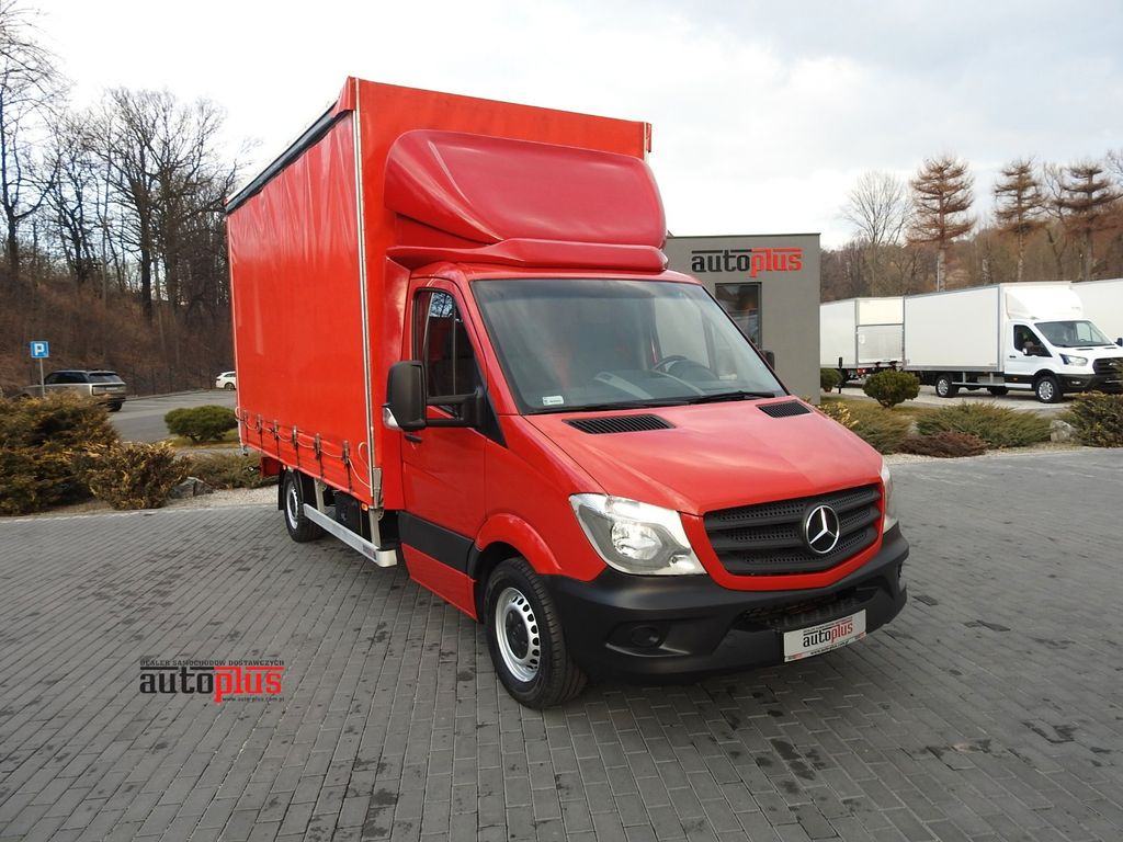 Mercedes-Benz SPRINTER 316 PRITSCHE PLANE 8 PALETTEN A/C  - Тентованный фургон: фото 1
