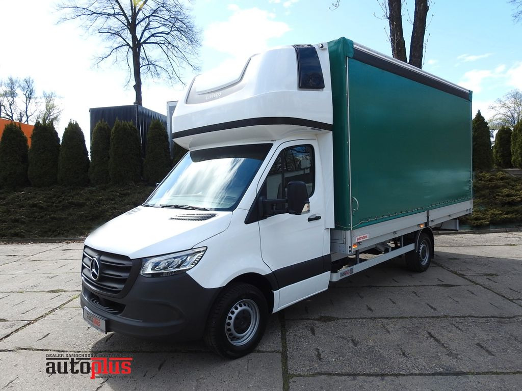 Тентованный фургон Mercedes-Benz SPRINTER 317 PRITSCHE PLANE 10 PALETTEN WEBASTO: фото 1