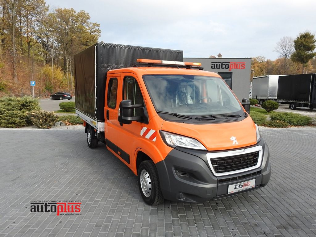 Peugeot BOXER PRITSCHE PLANE DOPPELKABINE DOKA 7 SITZE - Тентованный фургон, Грузопассажирский фургон: фото 1 Peugeot BOXER PRITSCHE PLANE DOPPELKABINE DOKA 7 SITZE - Тентованный фургон, Грузопассажирский фургон: фото 1
