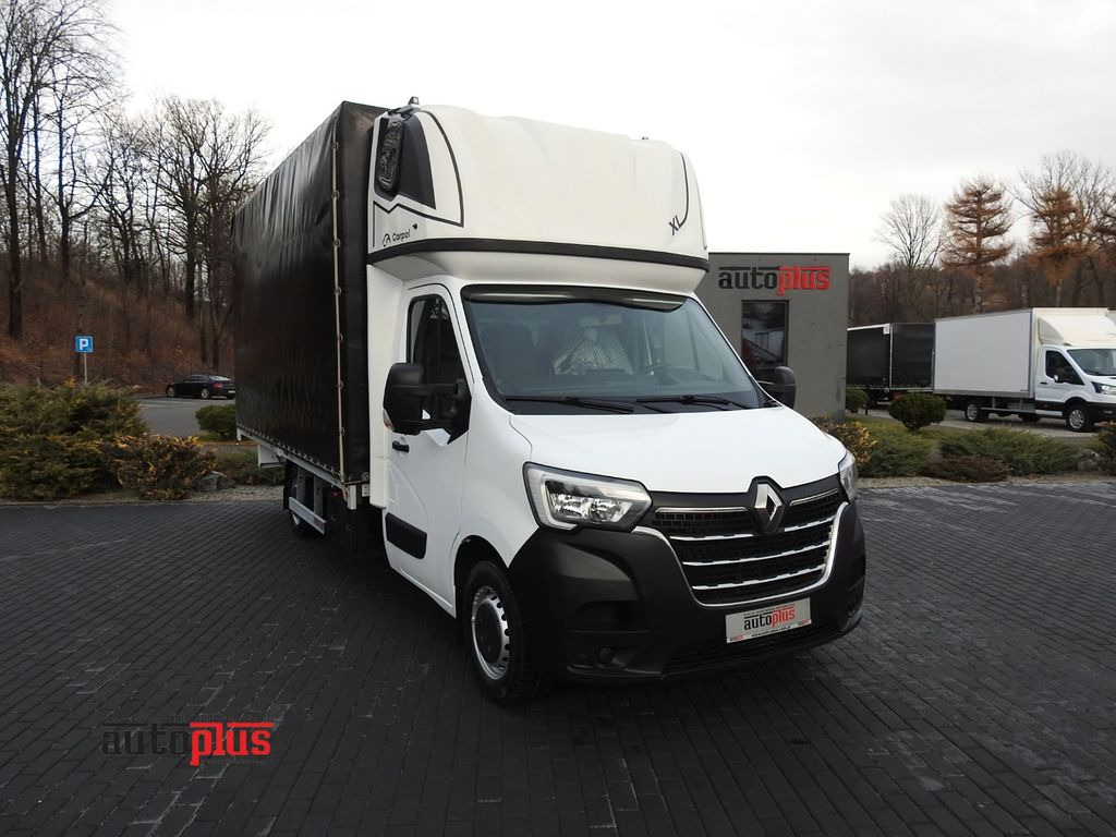 Renault MASTER PRITSCHE PLANE 10 PALETTEN WEBASTO A/C  - Тентованный фургон: фото 1