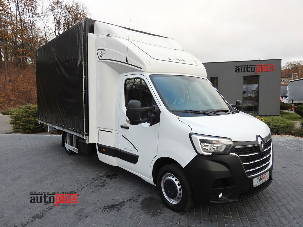 Renault MASTER PRITSCHE PLANE 10 PALETTEN WEBASTO TEMPOM  - Тентованный фургон, Грузопассажирский фургон: фото 1