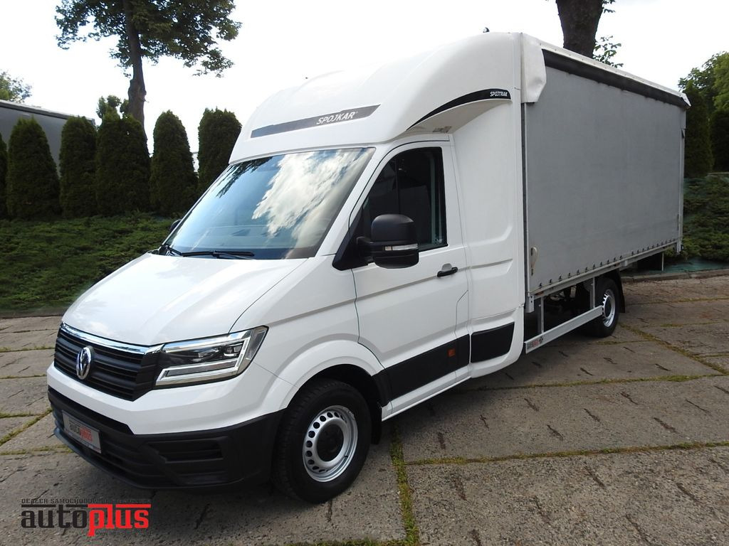 Volkswagen CRAFTER PRITSCHE PLANE 10 PALETTEN TEMPOMAT A/C  - Тентованный фургон, Грузопассажирский фургон: фото 1