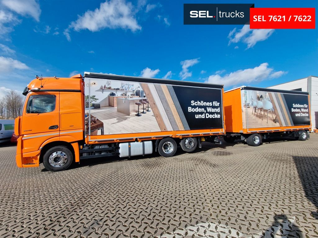 Тентованный грузовик Mercedes-Benz Actros 2548 / Retarder / Aluklappen / Euro 6E: фото 8