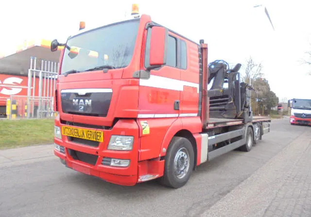 MAN TGX 26.440 + HIAB 125 ROLLER - Грузовик бортовой/ Платформа, Автоманипулятор: фото 1 MAN TGX 26.440 + HIAB 125 ROLLER - Грузовик бортовой/ Платформа, Автоманипулятор: фото 1