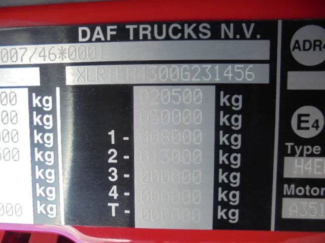 DAF XF 480 NL TRUCK в лизинг DAF XF 480 NL TRUCK: фото 21