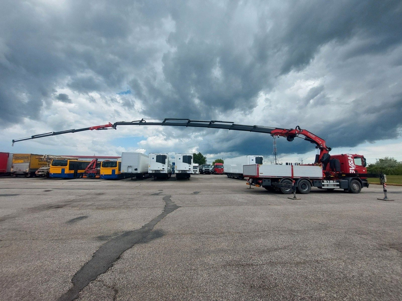 Scania G 410LB 6x4 HNA + Kran Fassi F545RA.2.27 FLY-JIB - Грузовик бортовой/ Платформа, Автоманипулятор: фото 4 Scania G 410LB 6x4 HNA + Kran Fassi F545RA.2.27 FLY-JIB - Грузовик бортовой/ Платформа, Автоманипулятор: фото 4