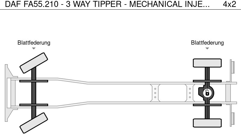 DAF FA55.210 - 3 WAY TIPPER - MECHANICAL INJECTION в лизинг DAF FA55.210 - 3 WAY TIPPER - MECHANICAL INJECTION: фото 19