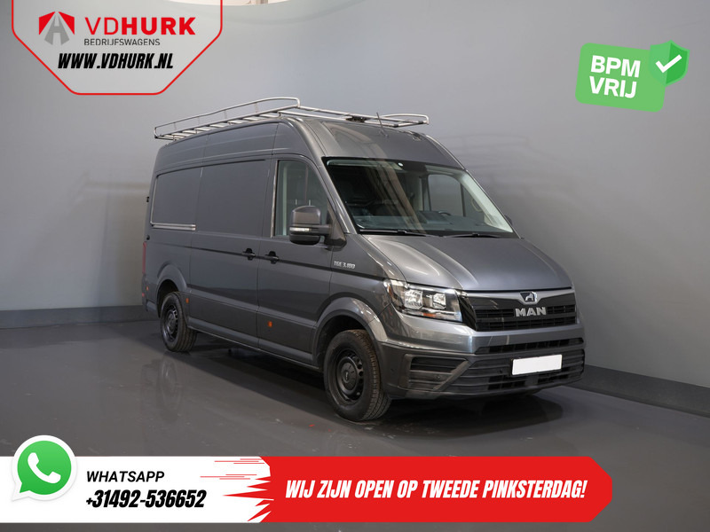 MAN TGE 35 2.0 180 pk DSG Aut. L3H3 BPM VRIJ! Imperiaal+Ladder/ Carplay/ Gev.stoel/ Inrichting/ Camera/ PDC/ Cruise/ Trekhaak/ Airco - Цельнометаллический фургон: фото 1 MAN TGE 35 2.0 180 pk DSG Aut. L3H3 BPM VRIJ! Imperiaal+Ladder/ Carplay/ Gev.stoel/ Inrichting/ Camera/ PDC/ Cruise/ Trekhaak/ Airco - Цельнометаллический фургон: фото 1