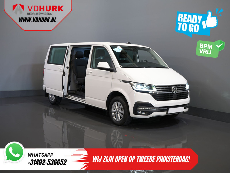Легковой фургон, Грузопассажирский фургон Volkswagen Transporter 2.0 TDI 150 pk Aut. L2 DC Dubbel Cabine BPM VRIJ! Ready2Go 2xSchuifdeur/ Adapt Cruise/ LED/ Standkachel/ Stoelverw./ Carplay/ Ca: фото 9