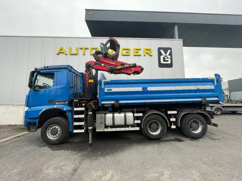 Самосвал, Автоманипулятор Mercedes-Benz Arocs 3342 *6x6*meegestuurd as*2zijdige kipper*Airco*Bluetooth: фото 14