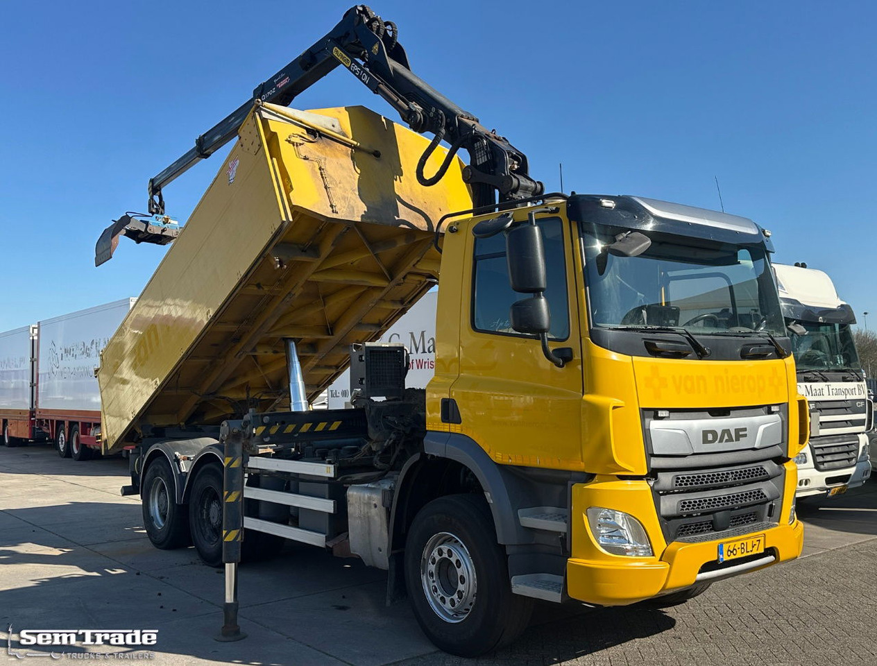 DAF CF 410 FAT 6X4 188.000 KM Palfinger 17 TON/Meter Kraan 2 Zijdige Ruizeveld K - Автоманипулятор: фото 5 DAF CF 410 FAT 6X4 188.000 KM Palfinger 17 TON/Meter Kraan 2 Zijdige Ruizeveld K - Автоманипулятор: фото 5