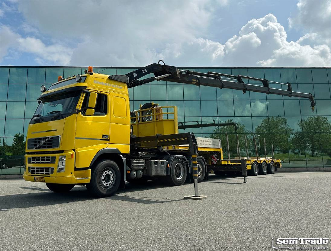 Volvo FH 12.460 Manual Gear 6X2 Euro 3 Only 493.000 KM Hiab 350 - 5 With Nootebo - Тягач: фото 1 Volvo FH 12.460 Manual Gear 6X2 Euro 3 Only 493.000 KM Hiab 350 - 5 With Nootebo - Тягач: фото 1