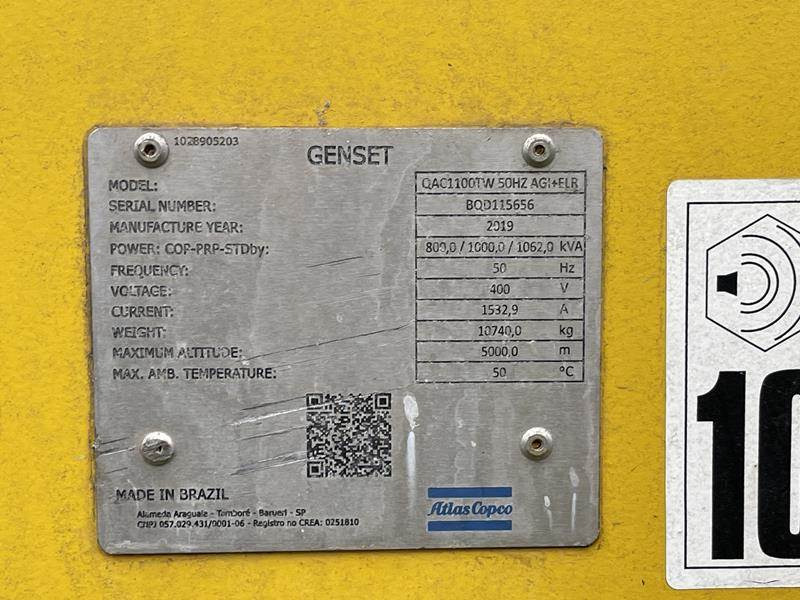 Atlas-Copco QAC 1100 TWIN-POWER - Электрогенератор: фото 1 Atlas-Copco QAC 1100 TWIN-POWER - Электрогенератор: фото 1