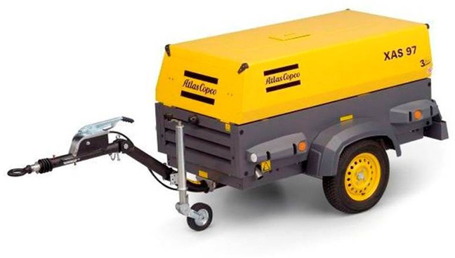 Atlas-Copco XAS 97 DD - N WHEELS - Воздушный компрессор: фото 1 Atlas-Copco XAS 97 DD - N WHEELS - Воздушный компрессор: фото 1