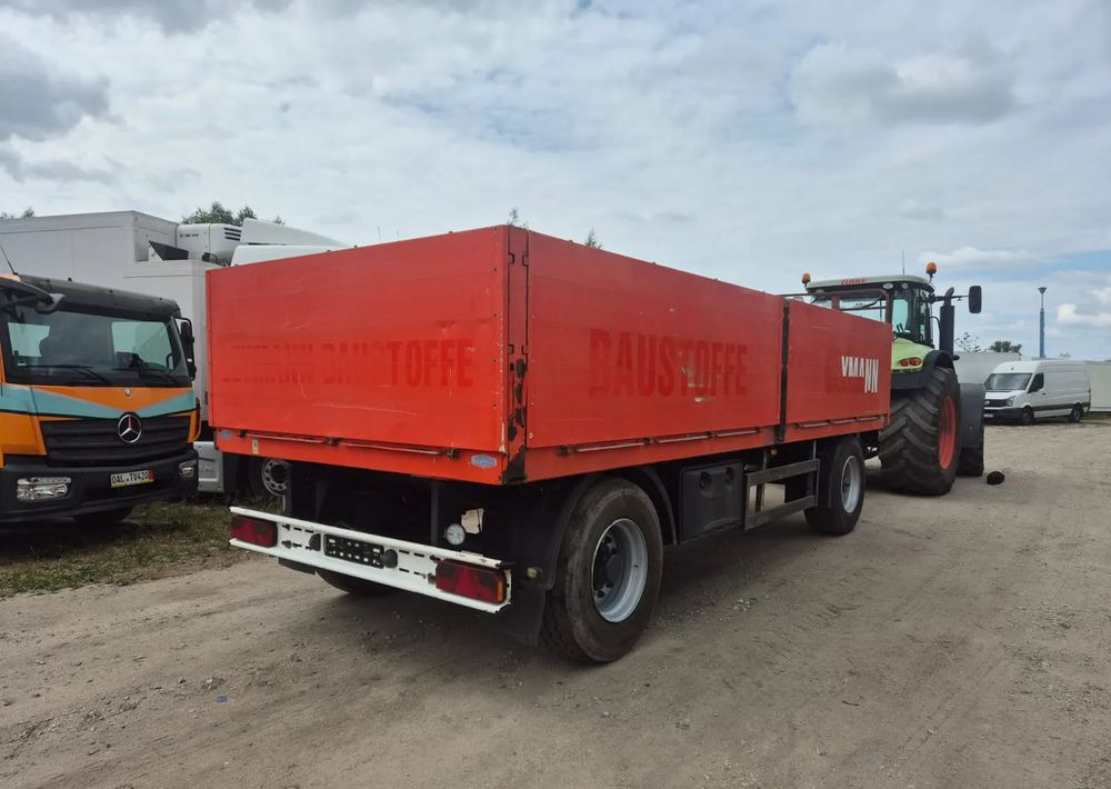 Krone Przyczepa budowlanka marka Gellhau - Прицеп бортовой/ Платформа: фото 1