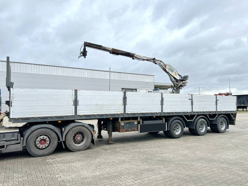 Pacton T3-003 Brick Trailer - Kennis 16000-R Crane - Полуприцеп бортовой/ Платформа: фото 1
