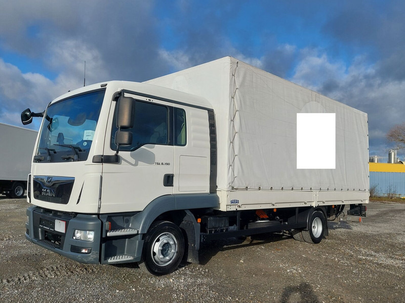 MAN TGL 8.190 L 4x2 Euro 6 LBW AHK - Тентованный грузовик: фото 1 MAN TGL 8.190 L 4x2 Euro 6 LBW AHK - Тентованный грузовик: фото 1