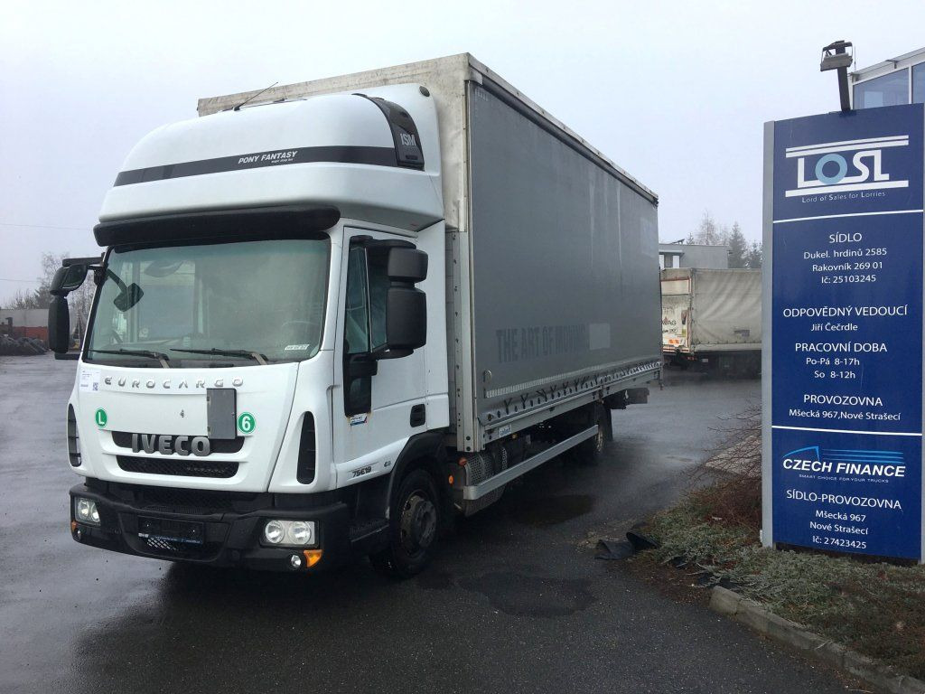 Iveco 75-190 Eurocargo 18 Pal. Dhollandia 1000 kg - Малотоннажный бортовой грузовик: фото 1 Iveco 75-190 Eurocargo 18 Pal. Dhollandia 1000 kg - Малотоннажный бортовой грузовик: фото 1