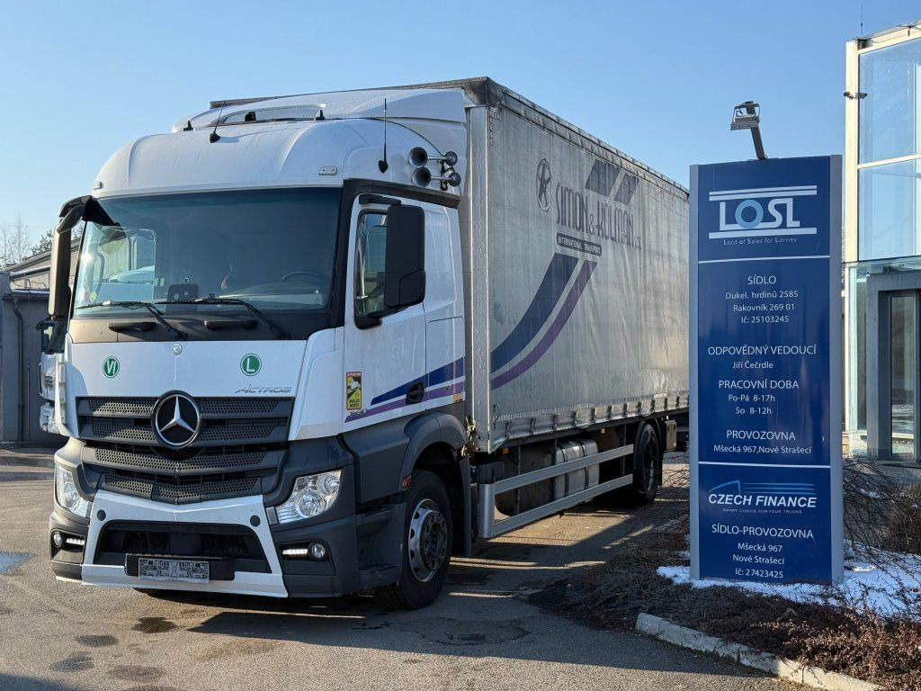 Mercedes-Benz 1830 Actros EURO 6 - Тентованный грузовик: фото 1 Mercedes-Benz 1830 Actros EURO 6 - Тентованный грузовик: фото 1
