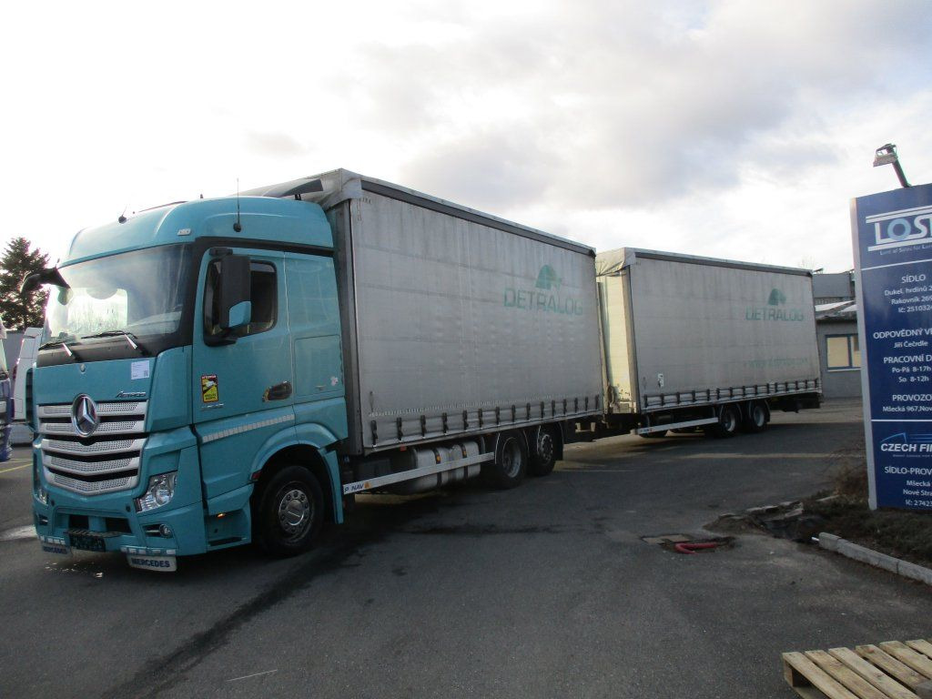Mercedes-Benz 2542 Actros EURO 6 6x2 + Panav - Тентованный грузовик: фото 1 Mercedes-Benz 2542 Actros EURO 6 6x2 + Panav - Тентованный грузовик: фото 1