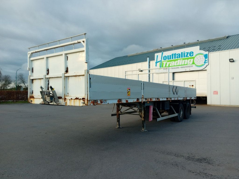 Trailor 2 axles / Full steel - rail side/ridelles - Полуприцеп бортовой/ Платформа: фото 1