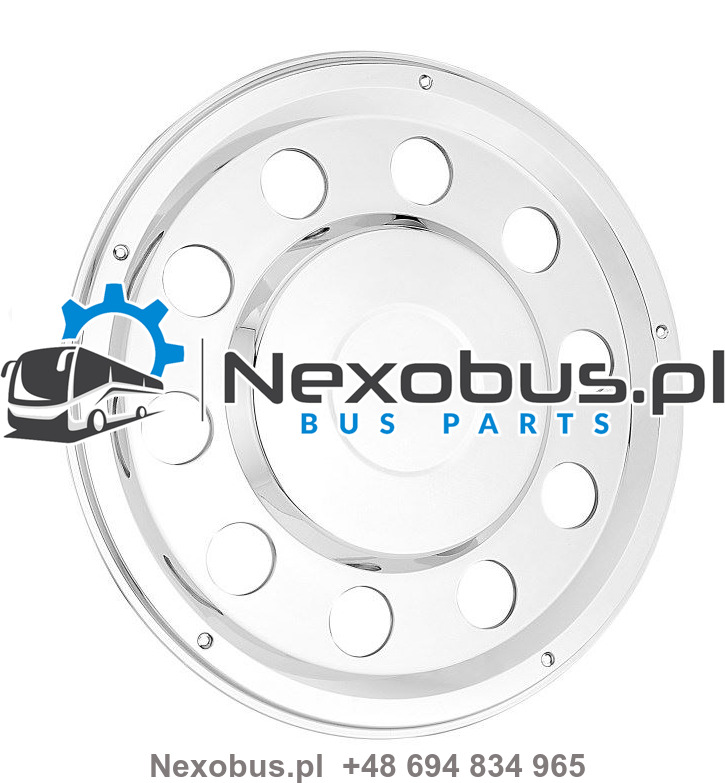 Kołpak 22.5 Nierdzewny tył Bova Neoplan MAN Volvo Scania Irisbus - Шины и диски для Автобусов: фото 1 Kołpak 22.5 Nierdzewny tył Bova Neoplan MAN Volvo Scania Irisbus - Шины и диски для Автобусов: фото 1