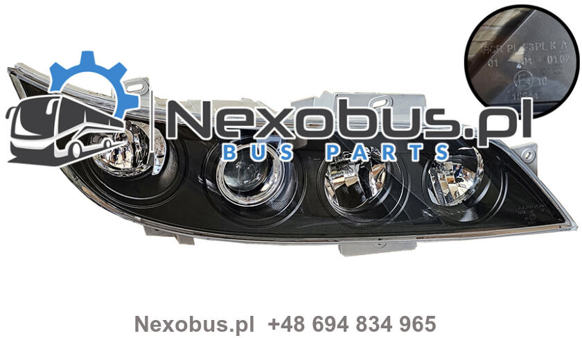 Reflektor Neoplan Skyliner Cityliner Starliner prawy czarne szkło - Передняя фара для Автобусов: фото 1 Reflektor Neoplan Skyliner Cityliner Starliner prawy czarne szkło - Передняя фара для Автобусов: фото 1