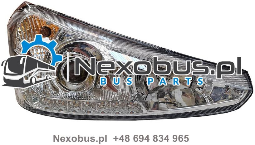Reflektor Scania Irizar PB z lampa do jazdy dziennej i kierunkowskazem LED prawy - Передняя фара для Автобусов: фото 1