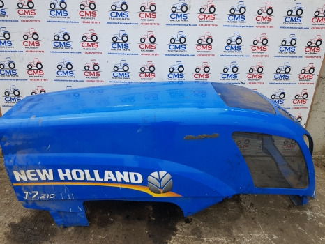 New Holland T7.210, T7200, T7.190, T7.185 Cab Bonnet Hood Assy Broken 84253643 - Кузов и экстерьер: фото 1