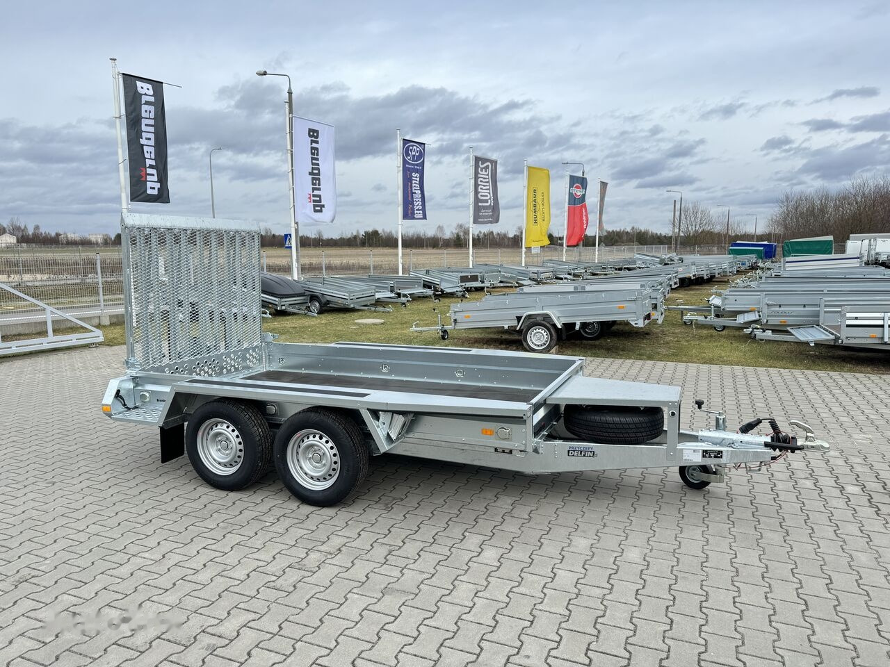 Brenderup MT 3080 GVW 2700 kg machine transporter mini excavator - Прицеп для спецтехники: фото 1