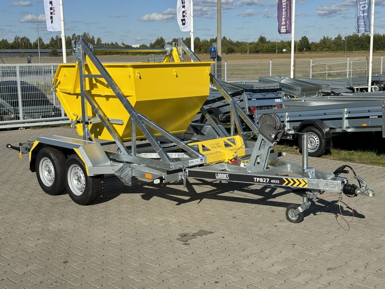 Lorries TPB27-4925 + kontener budowlany | 2700kg - Кабельный транспортер: фото 1