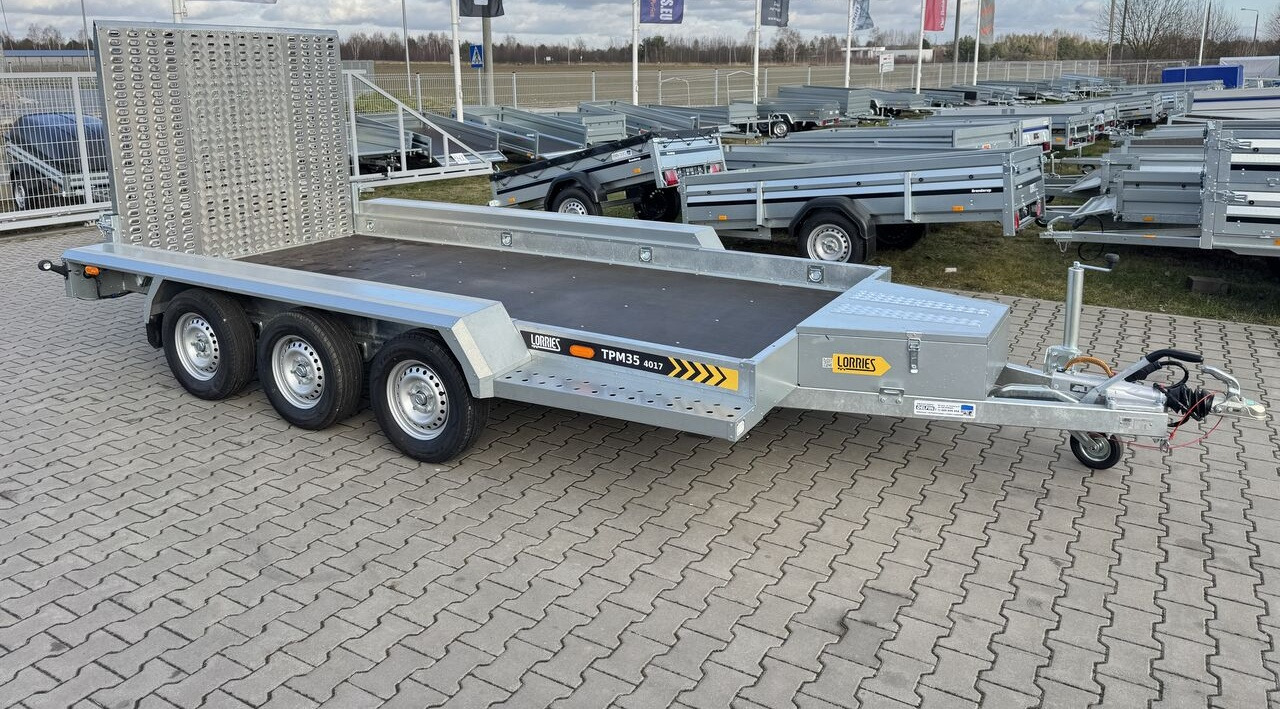 Lorries TPM35-4017 402x175 cm DMC 3500kg przyczepa 3 osiowa pod koparkę - Прицеп для спецтехники: фото 1