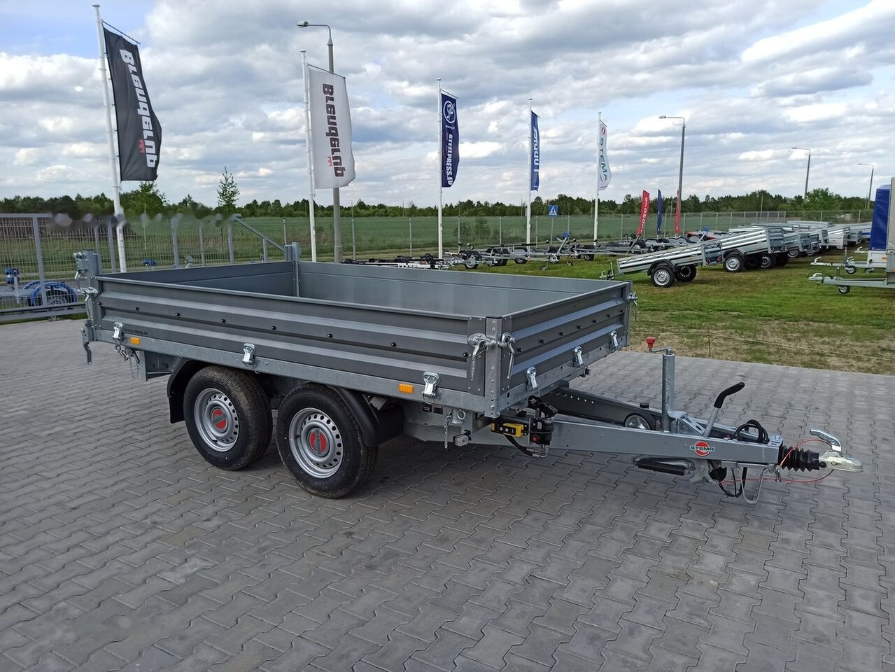 Stema SHDK 35-30-18.2 kiper tipper dump trailer wywrotka 300 x 180 cm - Самосвальный прицеп: фото 2 Stema SHDK 35-30-18.2 kiper tipper dump trailer wywrotka 300 x 180 cm - Самосвальный прицеп: фото 2